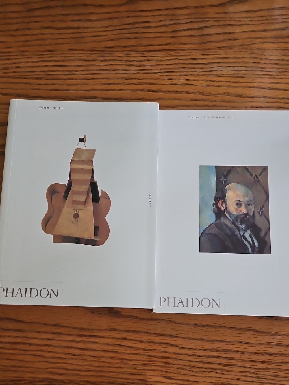 Phaidon Cubism by Neil Cox & Cezanne by Mary Tompkins Lewis (2000 eds.)